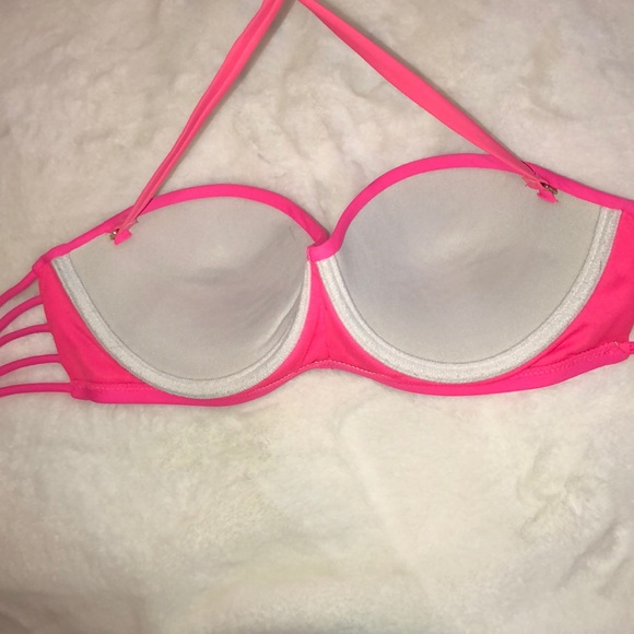 Target Hot Pink Strapless Bikini Top - Picture 4 of 4